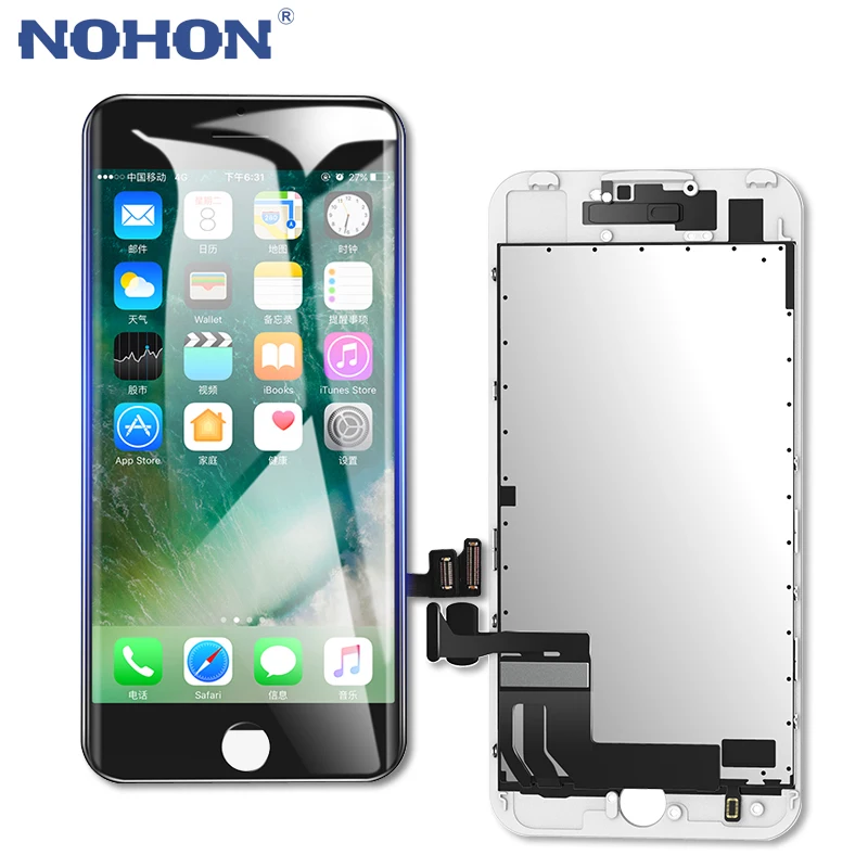 

NOHON LCD Display Screen Replacement For Apple iPhone 6 6S 7 8 Plus 3D Touch Digitizer Assembly With Frame AAAA Phone LCDs Panel
