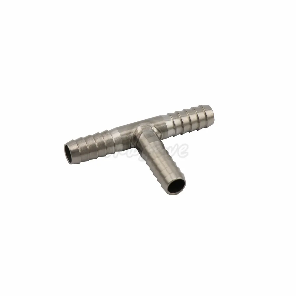 T shaped Нержавеющая сталь шланг склеечный пресс U Форма d штуцер для шланга тройник 3-х полосная T-Форма 4-полосная пива Разъем Крест фитинги для пива Домашнего Пива линии - Цвет: T shaped