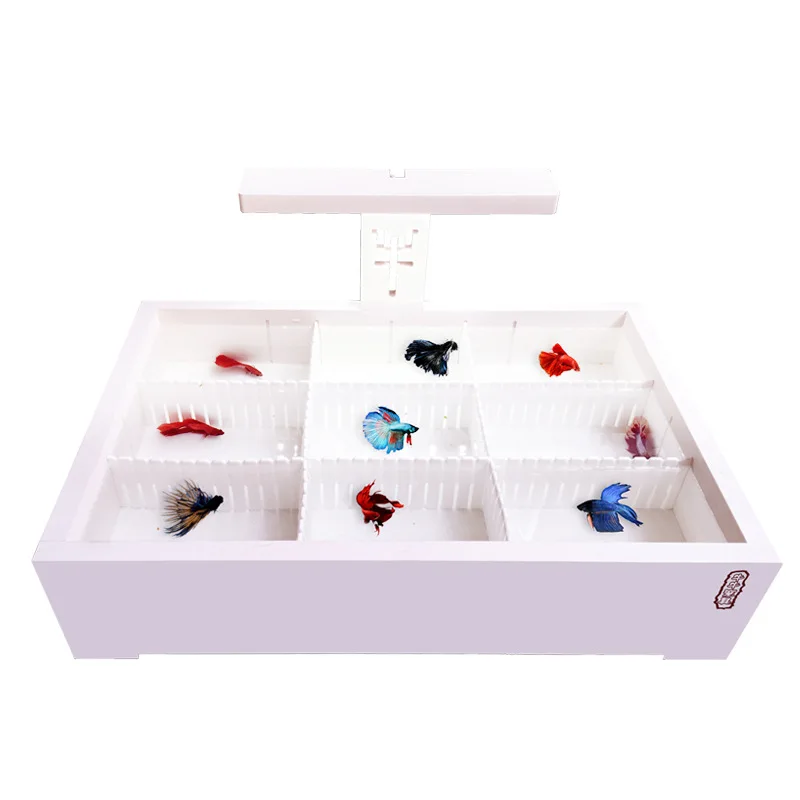 

PETFORU Turtle Crock Betta Tank Isolation Plastic Turtle Fish Tank Spider Breeding Acrylic Cover