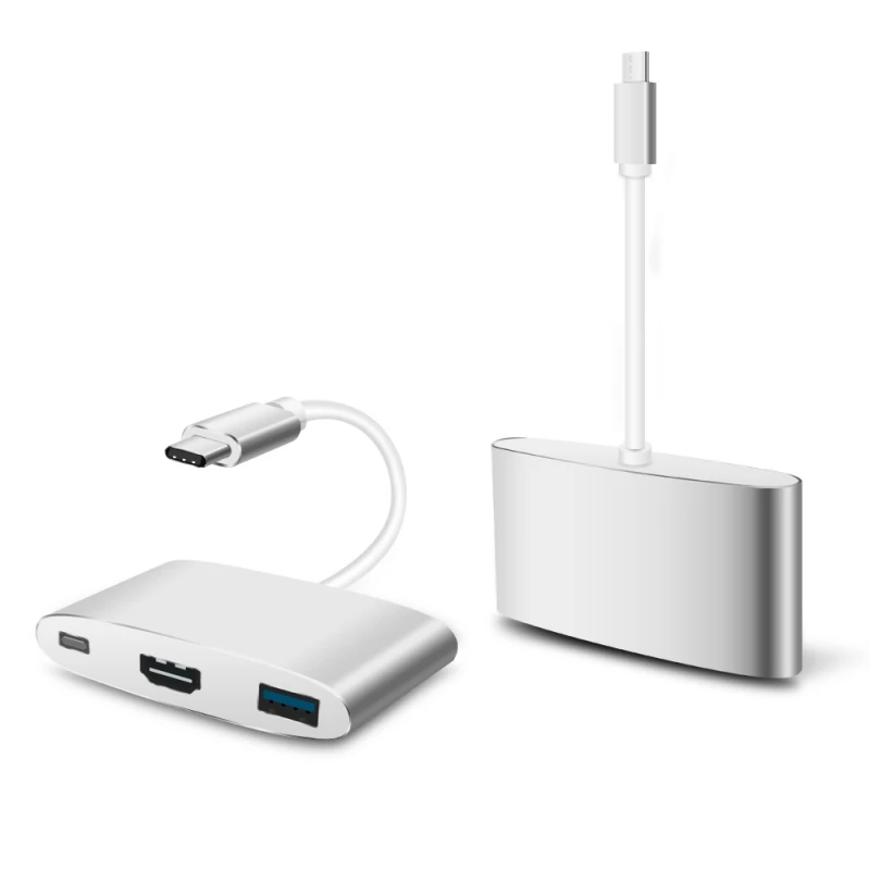 

Type C To HDMI USB 3.0 Charging Converter USB-C 3.1 Digital AV Multiport Cable Adapter For MacBook Air Pro Samsung Huawei