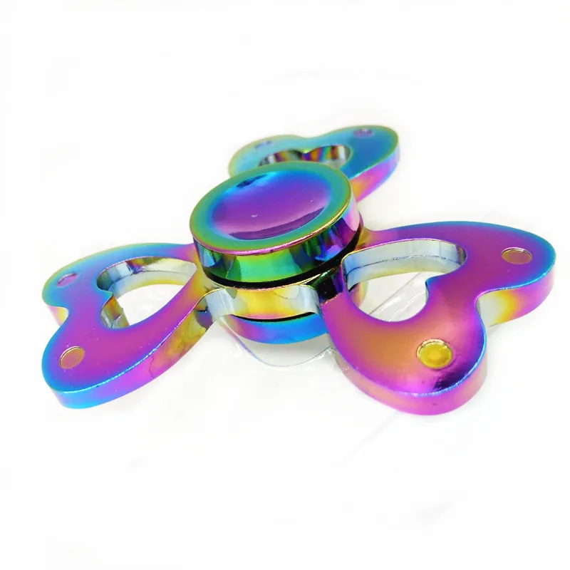 4 вида стилей Непоседа spinner Металлический блесны Непоседа длинные время вращения красочные EDC игрушка для аутизма и СДВГ ручной Spinner