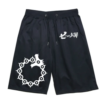 

The Seven Deadly Sins Sports PantsSummer Plus Size Sweat Casual Pants Jogger Fitness Knee Length Trousers Workout Shorts