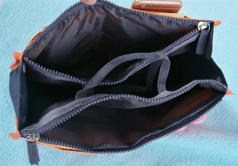 Женская косметическая сумка-Органайзер с двойной молнией, портативная многофункциональная дорожная сумка с карманами, сумка для макияжа