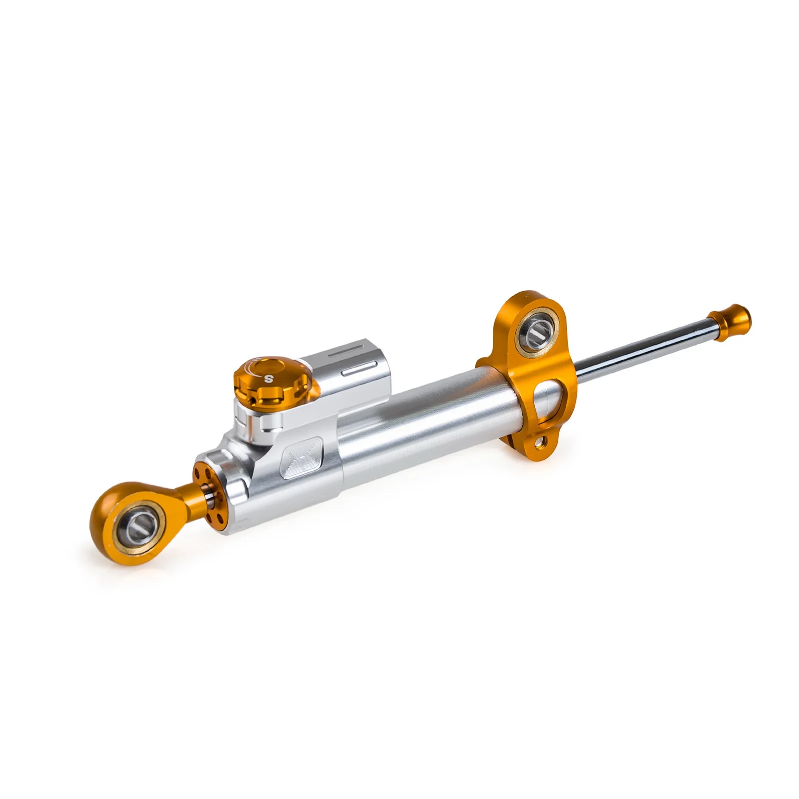 damper Sliver Мотоцикл с ЧПУ Алюминий рулевой Стабилизатор демпфер кронштейн для Kawasaki ER6n ER6f ниндзя 650R 2006 2007 2008 ER 6n 6f - Цвет: damper Sliver