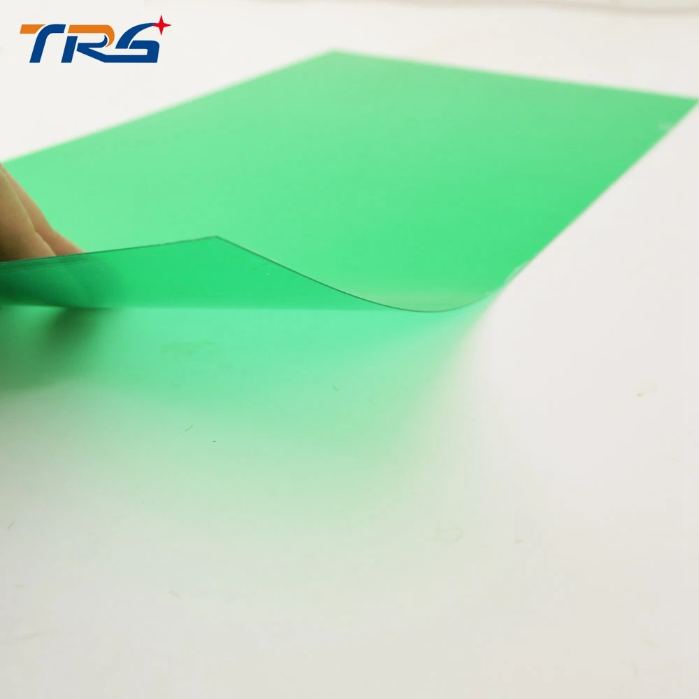 

Teraysun DIY 0.3mm thickness models making sandy ABS green plasitc PVC sheet, PVC transparent in size 200*300mm