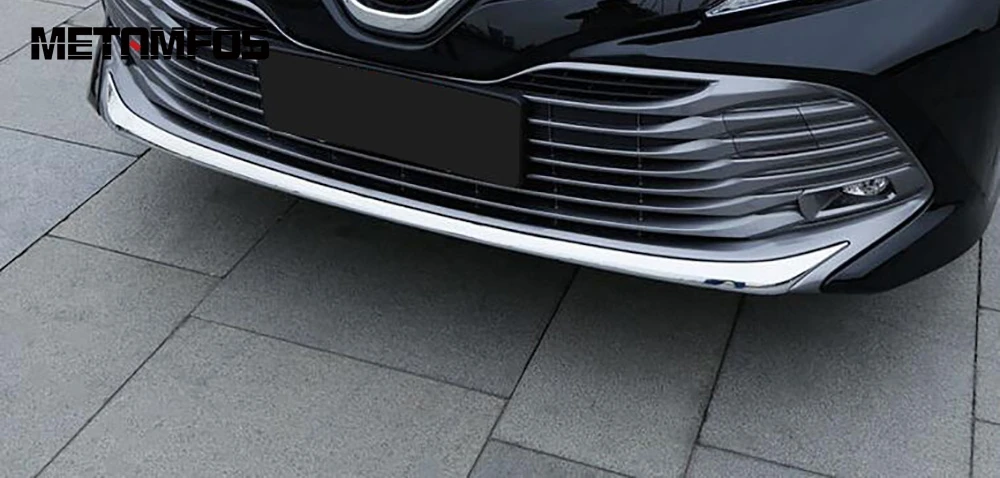 Для Toyota Camry Hybrid 2017 2018 2019 2020 углеродное волокно передний Нижний Бампер решетка