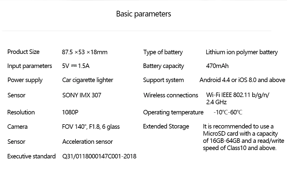 Xiaomi Mijia 1080P видеорегистратор Carcorder 1S DVR Автомобильный регистратор 3D шумоподавление ips экран локальное Голосовое управление