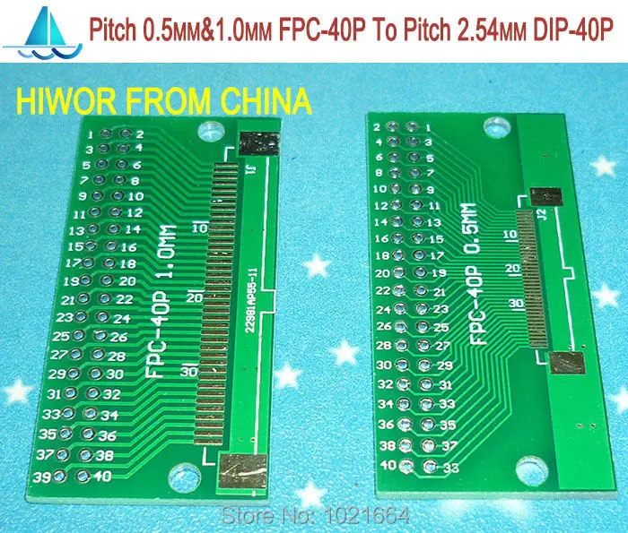 10 шт./лот шаг 0,5 мм& 1,0 мм FPC-40P 40 P FPC для изменения угла наклона лопастей 2,54 мм DIP40 FPC адаптер до DIP PCB Pinboard smd-конвертер