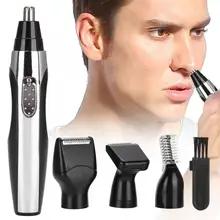 Multi-functional 4 In 1 Electric Nose Hair Eyebrow Trimmer Clipper Mini Men Razor Shaver Safety Razor Nose Hair Trimmer