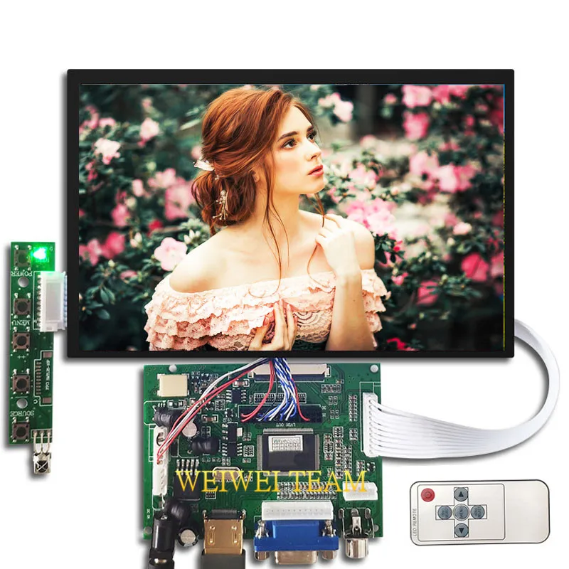 7 дюймов N070ICG LD1 1280x800 ips ЖК-панель HDMI ЖК-плата контроллера с пультом дистанционного управления для raspberry pi 3 3b+ DIY проект - Цвет: Whole Kit