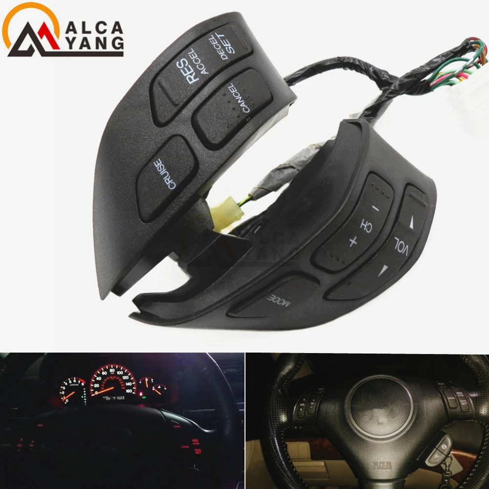 Malcayang 35880SDBA01ZA 35880 SDB A01 Steering Wheel Audio Control Switch For Honda Accord 2003 2007