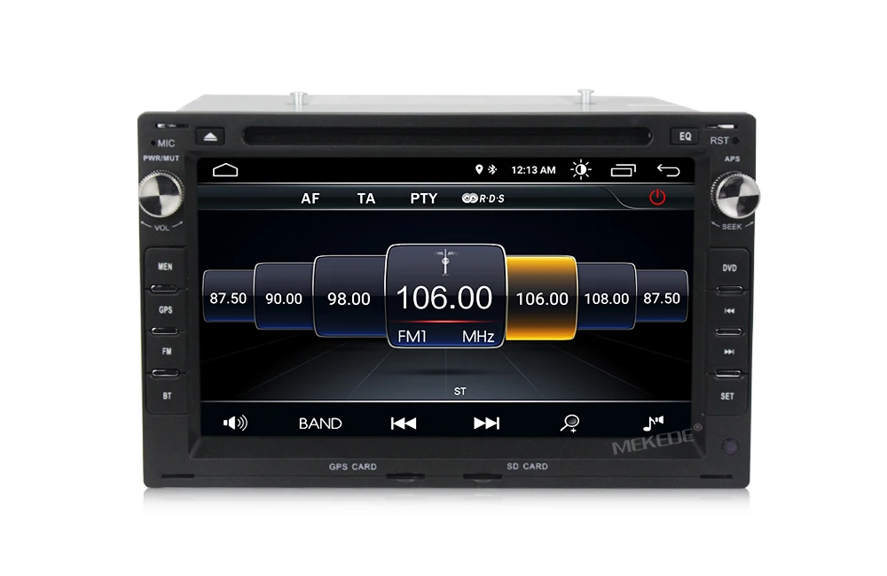 Sale MEKEDE 2DIN HD 1024X600 android 8.1 car gps dvd player fit for VW/Volkswagen/PASSAT/B5/MK5/GOLF/POLO/TRANSPORTER+16G MAP 16
