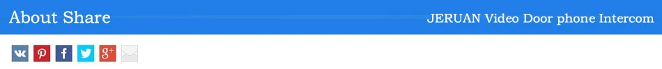 JERUAN только открытый домофон с камерой видео-телефон двери квартиры RFID камеры Бесплатная доставка