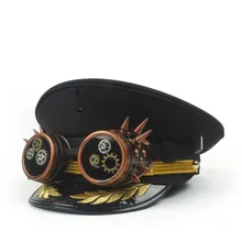 Военные шапки в стиле стимпанк, немецкий военный козырек, армейская Кепка, кортиковая полицейская Кепка, косплей, Хэллоуин, рождественский подарок, размер s m l xl