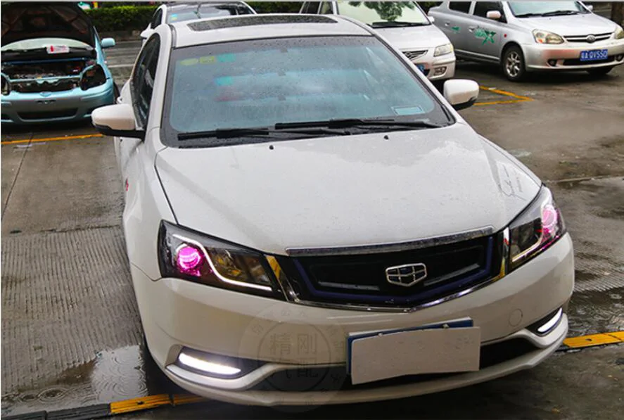 Автомобильная фара для Geely Emgrand EC7 фара EC715, EC718 EC7-RV год DRL Bi Xenon объектив HI LO HID противотуманная фара