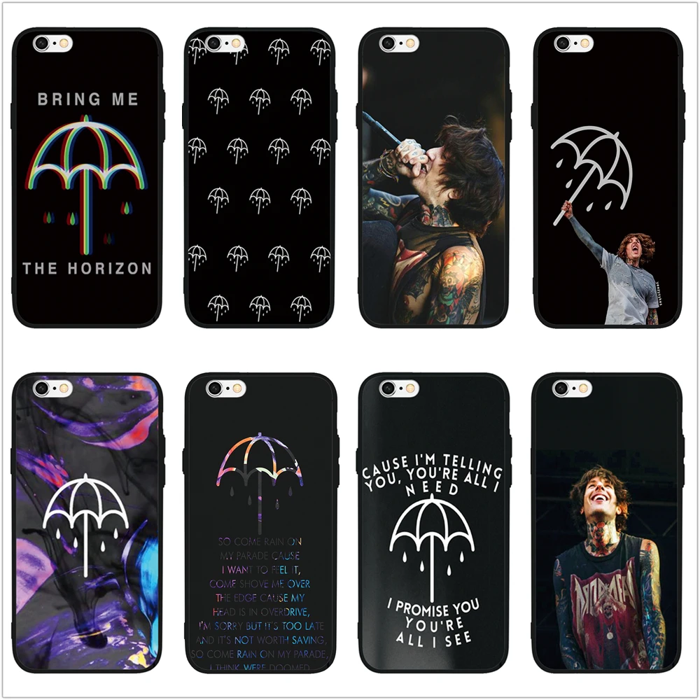 

FATPERSON Oliver Sykes Bring Me the Horizon bmth Phone Cover Case for Apple iPhone 10 X 8 7 6 6s Plus 5 5S SE Black Coque Shell