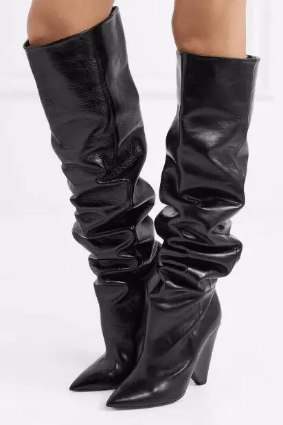 spike heeled boots