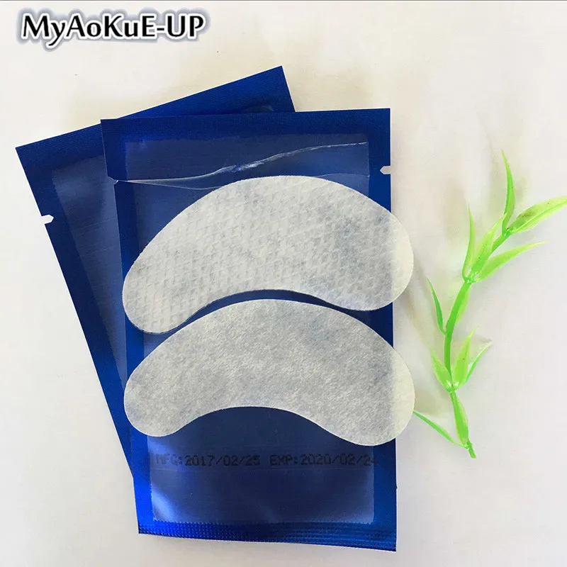 

50pairs/lot Women Under Eyelash Pad Extension Paper Patches Lint Free Under Pad Tips Sticker Wraps Eyelash Extension Makeup Tool