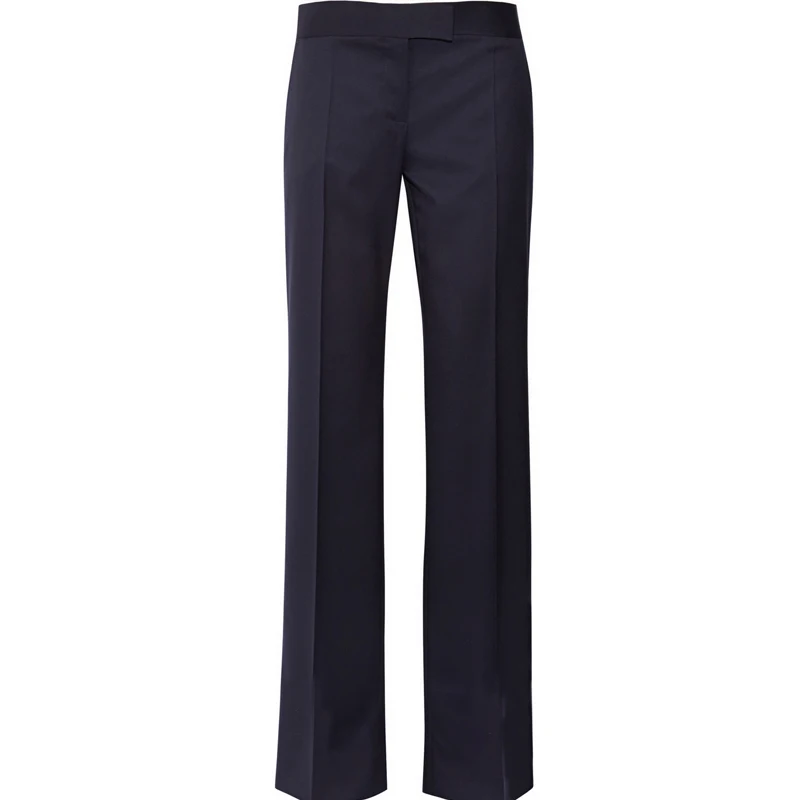 Winter fashion plaid Navy blue women pant suit formal Business long sleeve slim blazer and trousers office ladies work wear Winter fashion plaid Navy blue women pant suit formal Business long sleeve slim blazer and trousers office ladies work wear