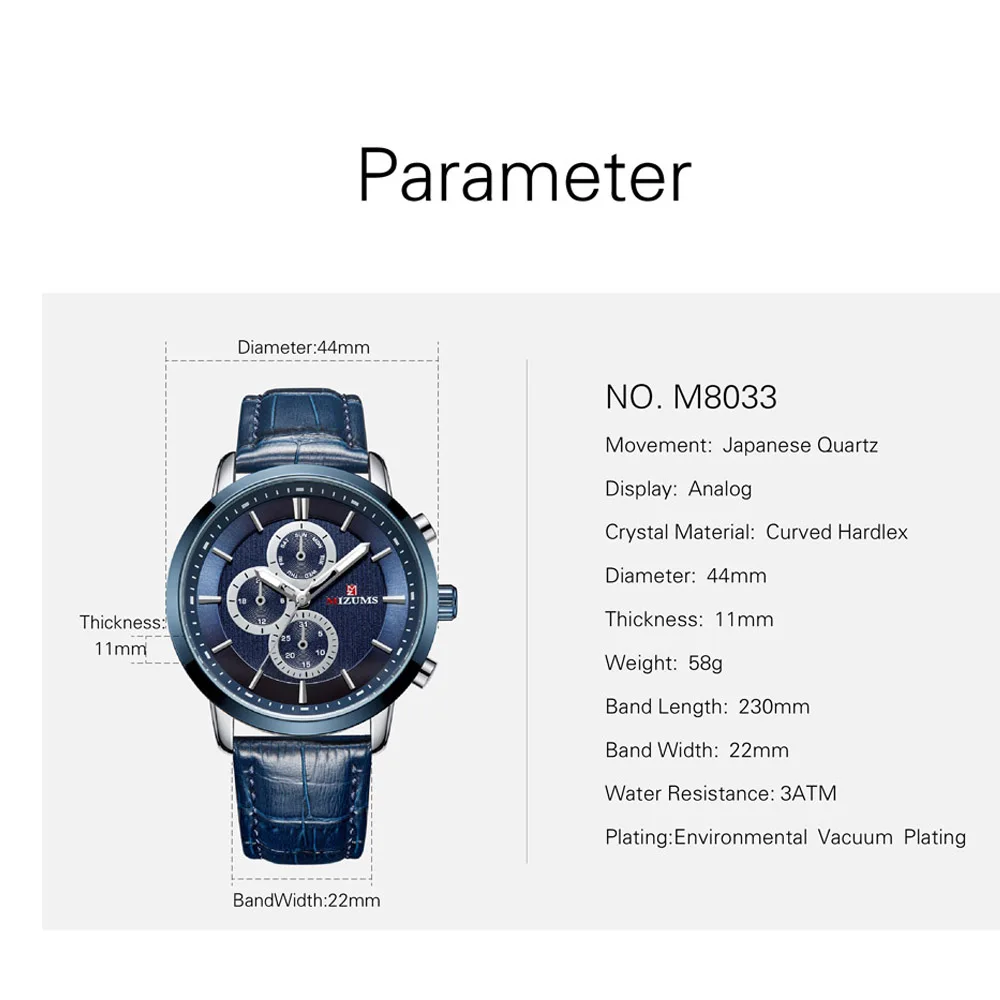2019 mizums Gold Quartz Watch Top Brand Luxury Men Watches Fashion Man Wristwatches vogue leather strap Relogio Masculino Saatler drop shipping wholesale (21)