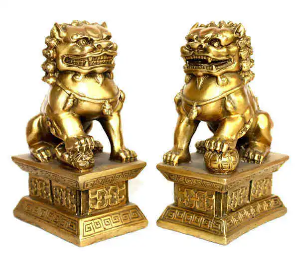 new free shipping chinese folk fengshui brass 2pcslot lion statue money wealth statue home decoration furnishing articles - Home Decor Articles new free shipping chinese folk fengshui brass 2pcslot lion statue money wealth statue home decoration furnishing articles - Home Decor Articles