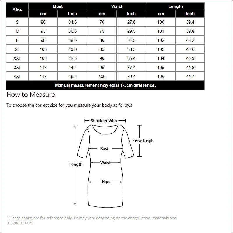 B015 size chart