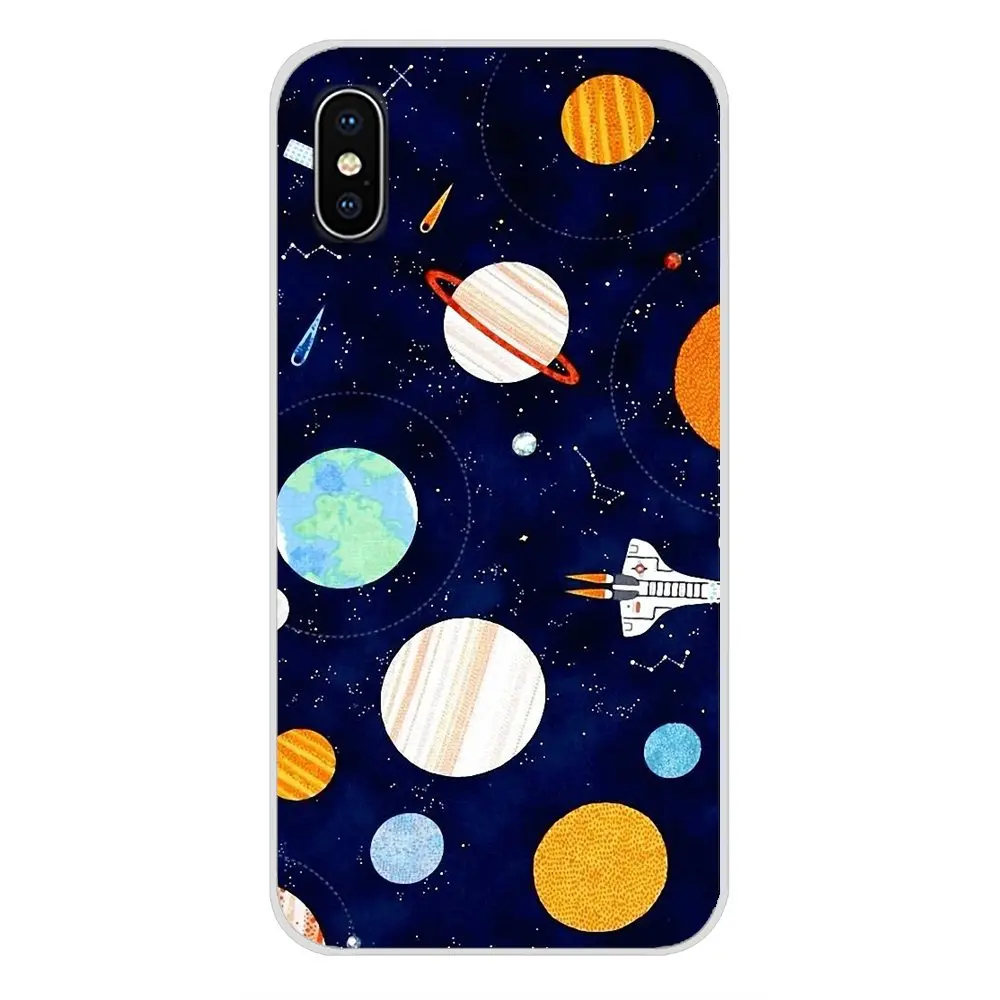 Прозрачные мягкие чехлы для Huawei Mate Honor 4C 5C 5X6X7 7A 7C 8 9 10 8C 8X20 Lite Pro космическая ракета