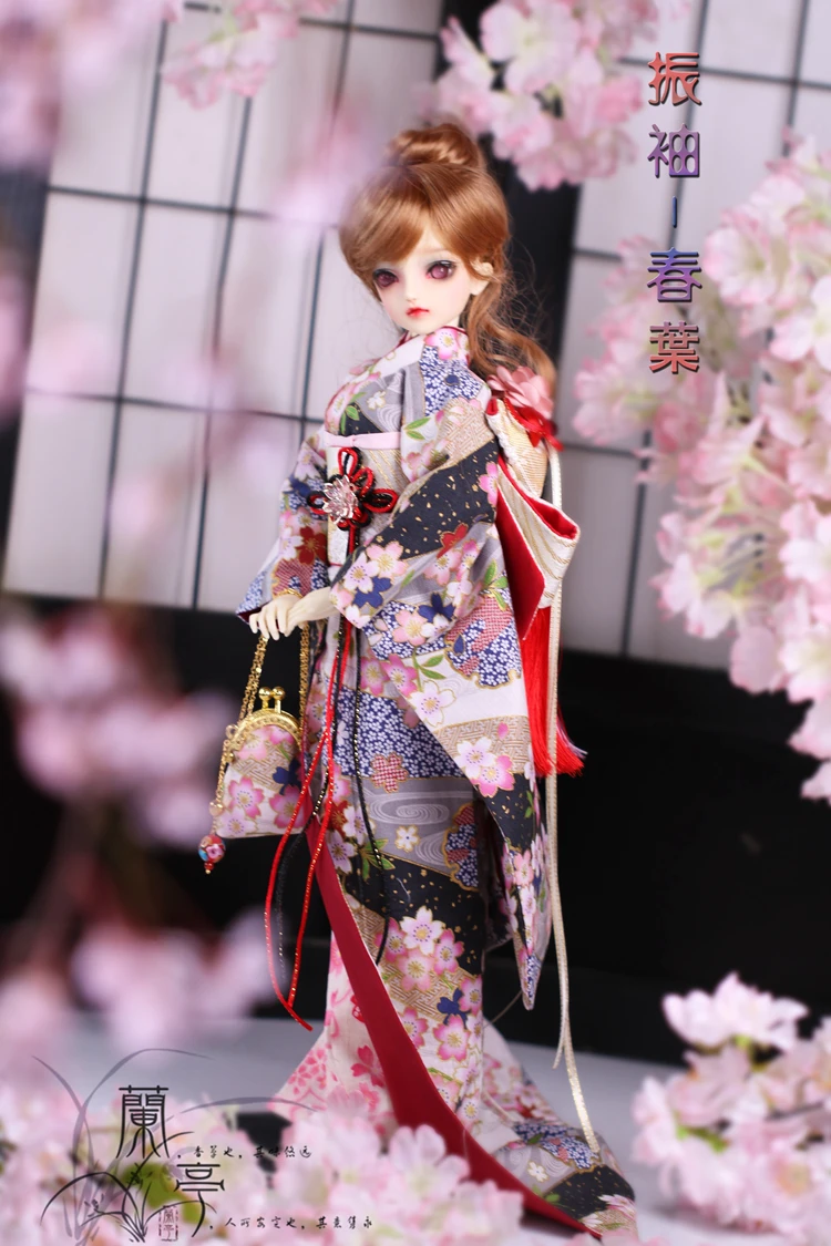 1/3 1/4 1/6 BJD SD куклы ткани кимоно для 1/3 1/4 1/6 тонкий bjd куклы кимоно ткань