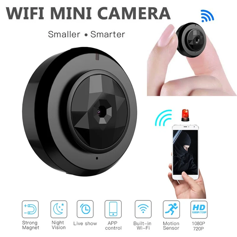 Новые CCTV Wi-Fi P2P IP 720 P HD Mini Камера Беспроводной Action Cam велосипед ИК Ночное видение Камера Mini DV DVR Камера видео голос Регистраторы