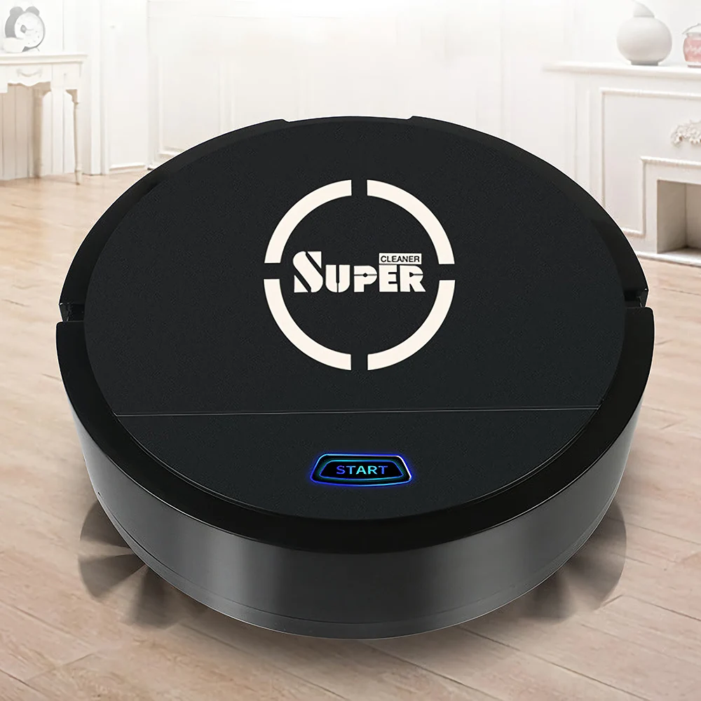 

Newest Mini Rechargeable Smart Vacuum Cleaner Sweeping Robot One Button Automatic Cleaning Machine Support USB Charging