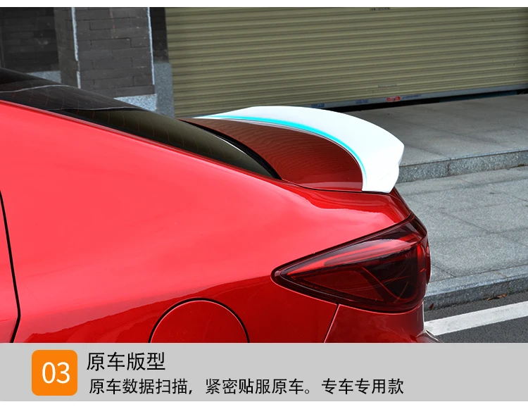 ABS пластик праймер цвет задний хвост коробка крыло спойлер Автозапчасти для Mazda 3 Axela Седан 4 двери