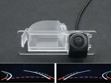Fisheye Lens 1080P Trajectory Tracks Car Rear view Camera For Skoda Rapid Volkswagen new Santana 2013 2014 2015 Reverse Camera