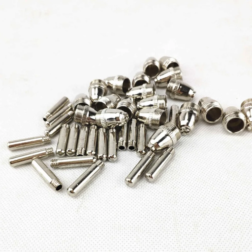40pcs AG60 Plasma Cutting Torch Consumable SG55 Plasma Cutter Kit 60A AG-60 Plasma Torch Tip Electrode Nozzle