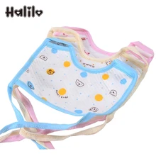 6 шт/лот водонепроницаемые детские нагрудники для девочек здоровые Новорожденные Детские Babetes дети Ланч передник для кормления нагрудник младенческий мальчик Слюнявчик