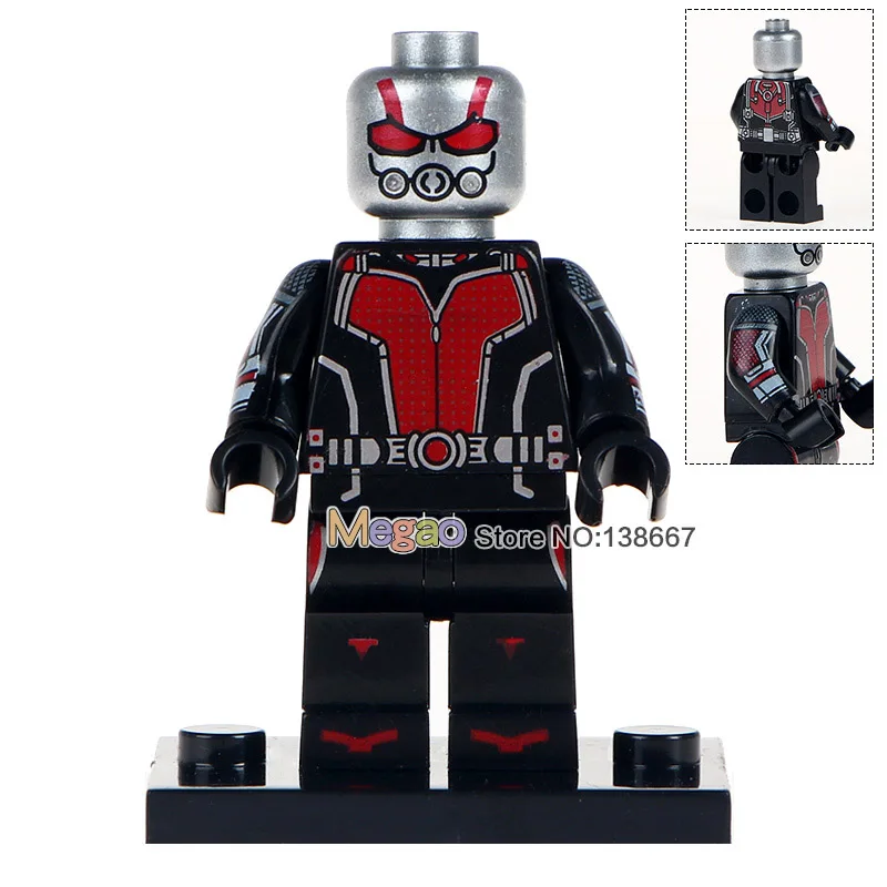 

Building Blocks Marvel Super Hero Single Sale WM406 Antman Science Fiction Action Movie Educational Bricks Children Gift Toys