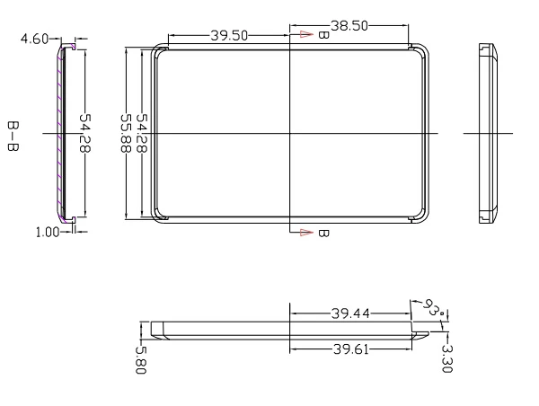 szomk IC card reader plastic enclosure for electronics project plastic sensor junction box distribution box instrument case plastic housing for pcb (15)