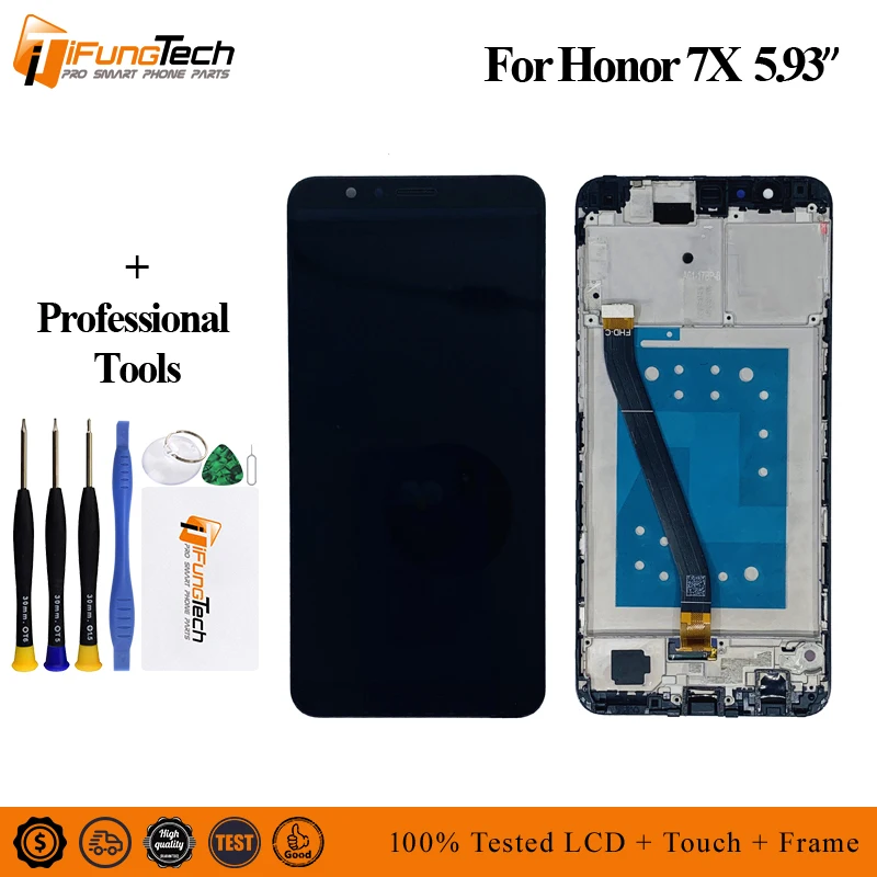 

For Huawei Honor 7X LCD Display Touch Screen Digitizer Assembly Replacement Screen For Huawei Honor7X BND-AL10 BND-L21/L22