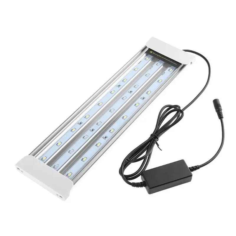 

AC110-240V Aquarium Fish Tank lamp SMD 27LED Ultrathin Retractable light 40-60cm Waterproof Fish Tank Lamp Aquarium Light