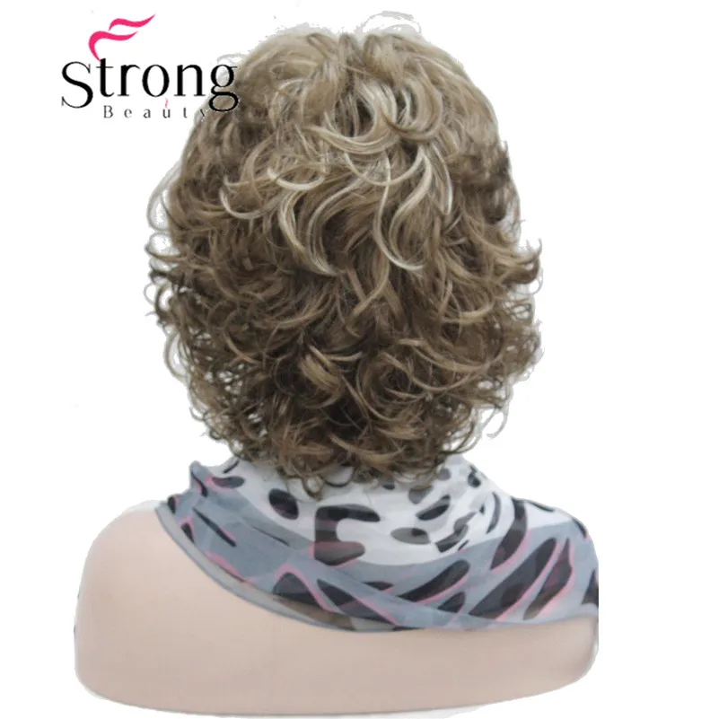 E-1560A 12TT26 Super sexy curly Brown mix 14 women' synthetic wig 12TT26 (5)