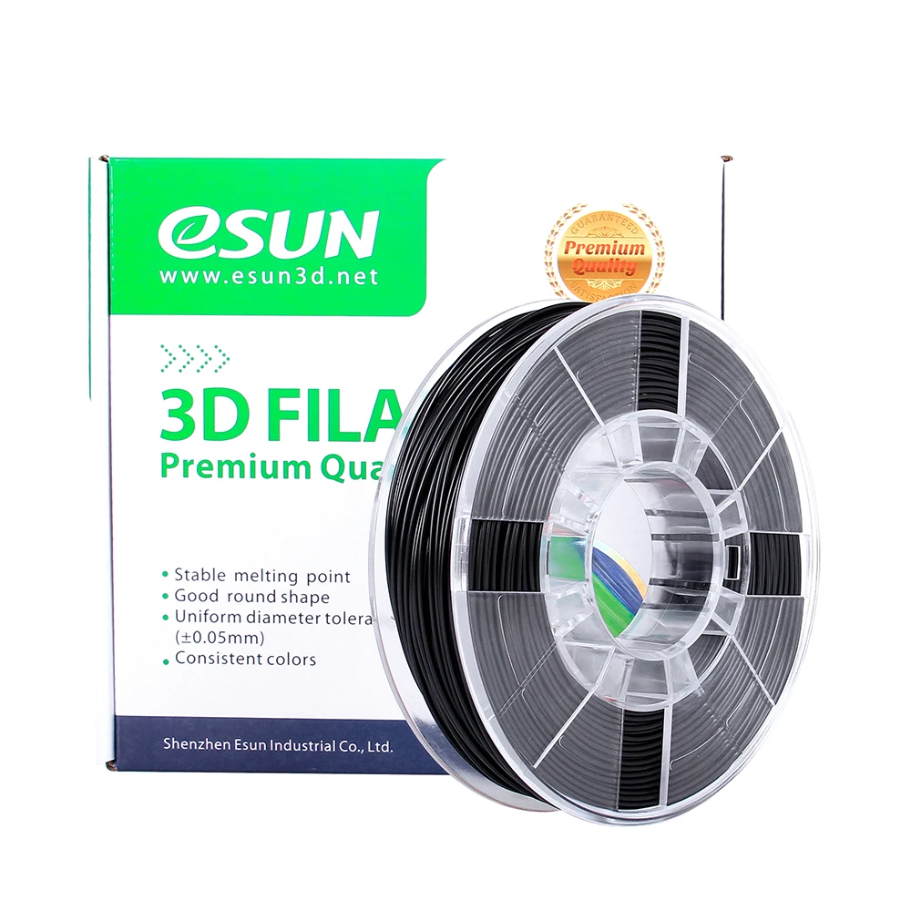 ESUN eASA 1,75 мм модифицировынная Смола 3D-принтеры Синтетическая нить 1кг(2.2lb) шпуля Материал заправки черный расходные материалы