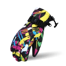 Качественные лыжные перчатки, женские теплые и ветрозащитные водонепроницаемые лыжные перчатки для сноуборда, снегохода, зимние уличные снежные перчатки