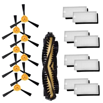

HOT！-Accessories Kit For Ecovacs Deebot N79S N79 Robotic Vacuum Cleaner Filters, Side Brushes,Main Brush