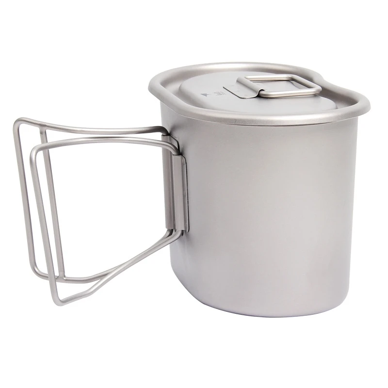Cena 1800ml Titanium Cup Pot zestaw obiadowy Ultralight zastawa stołowa na zewnątrz zestaw podróży Camping marsz Pot czajnik wodny obiad Box naczynia