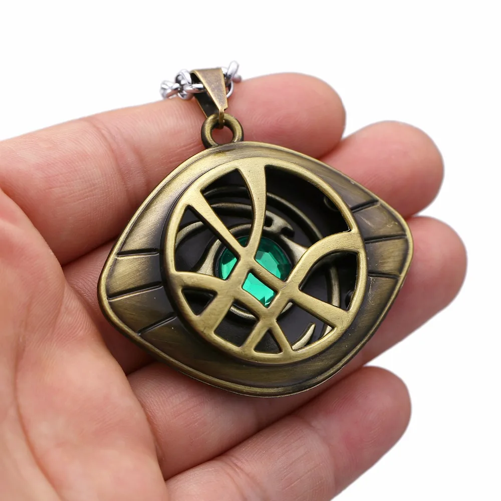 Дропшип Doctor Strange ожерелье глаз агамотто чокер Опора кулоны ожерелья для мужчин