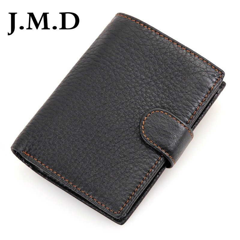 

J.M.D Miltifunction RFID Blocking Wallet Genuine Leather Card Case Bifold Wallets 8129