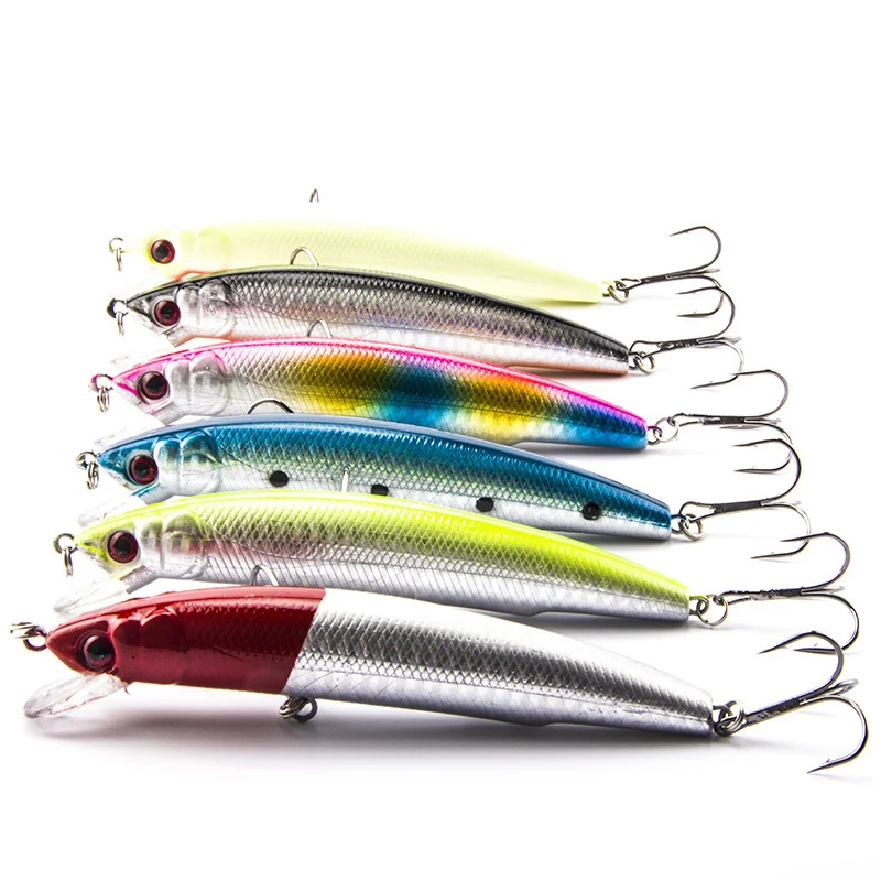 

11cm 18.5g Fishing Lures Bionic Bait Fish Hard Bait Bass Vibration Lure Crankbait Fish Bass Bait Head Hooks