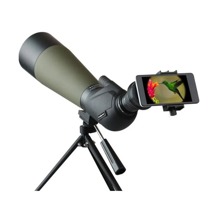 Fast shipping Spotting scope 20-60x80 Waterproof telescope for Hiking/Bird watchingMonocular 60x Spotting Scope With Tripod