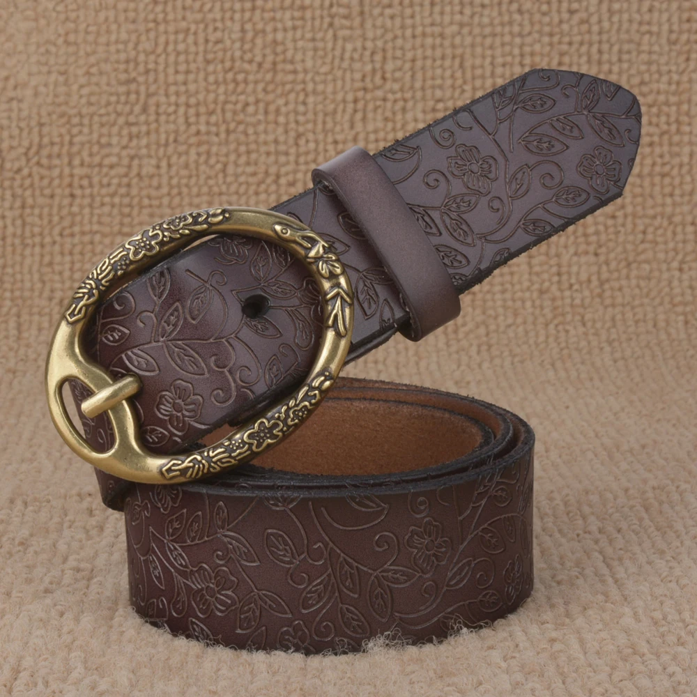 

Fashion Hot Women 100% Genuine Leather Belts Brand Designer Vintga Belt Waistband Cinturones Hombre Tactical