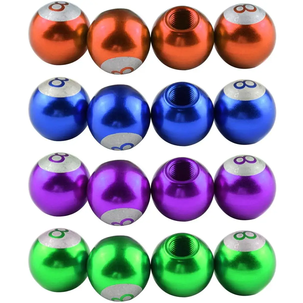 

4Pcs/set Number 8 Round Ball Bike Motorcycle Wheel Tire Tyre Air Valve Stem Caps