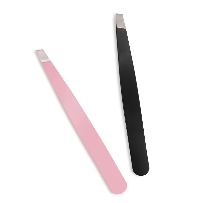 Stainless Steel Eyelash Tweezers Makeup Tool